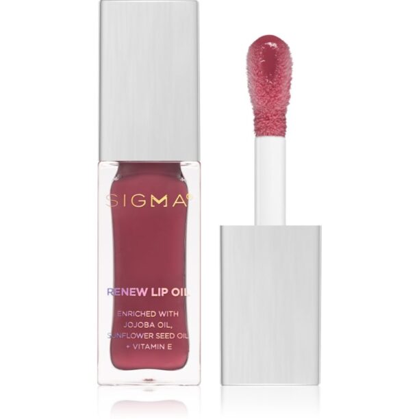 Sigma Beauty Renew Lip Oil ulei pentru buze ofera hidratare si stralucire culoare All Heart 5