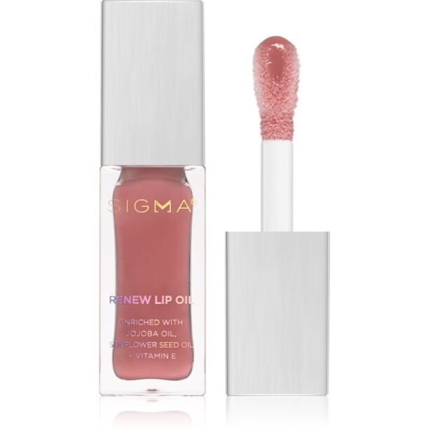 Sigma Beauty Renew Lip Oil ulei pentru buze ofera hidratare si stralucire culoare Tranquil 5