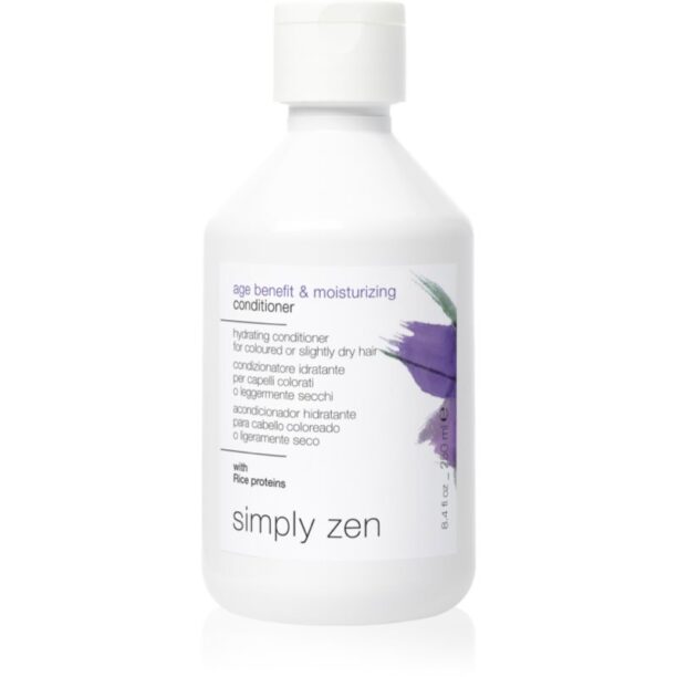 Simply Zen Age Benefit & Moisturizing balsam hidratant pentru păr vopsit 250 ml