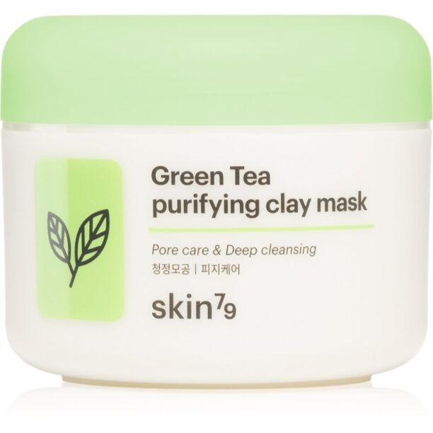 Skin79 Green Tea mască de peeling pentru curățarea profundă cu argila 100 ml preţ