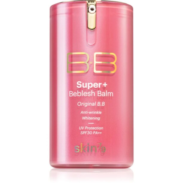 Skin79 Super+ Beblesh Balm crema BB cu efect de iluminare SPF 30 culoare Pink Beige 40 ml preţ