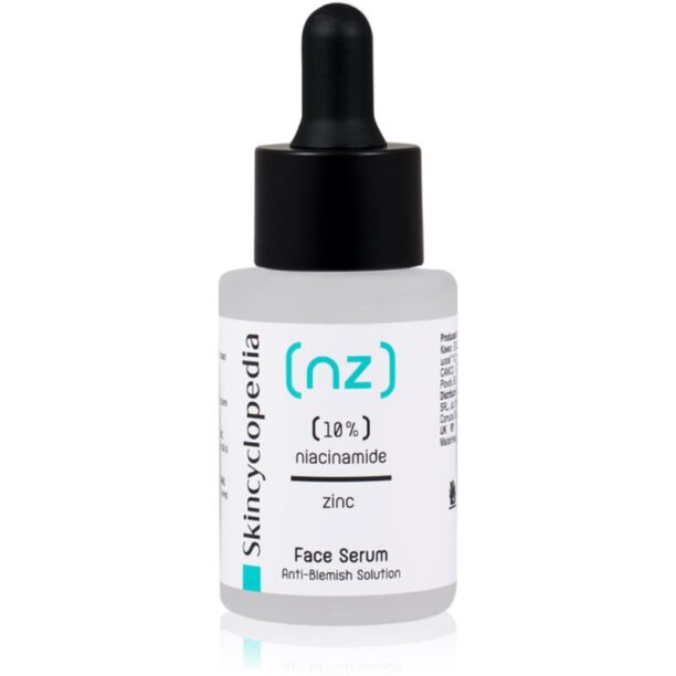 Skincyclopedia 10% Niacinamide Acid + Zinc ser facial pentru ten acneic 30 ml