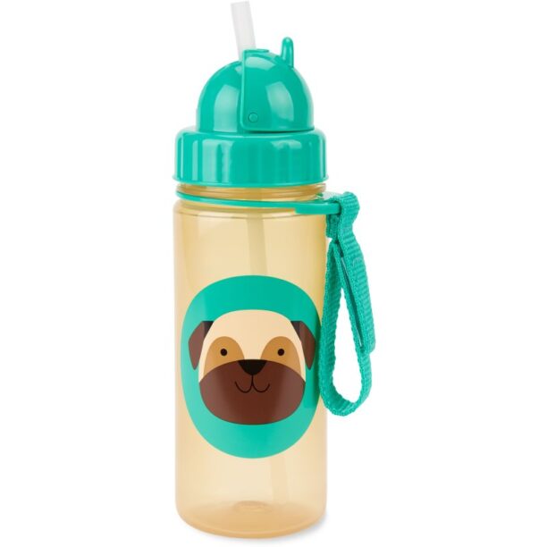 Cumpăra Skip Hop Zoo ceasca cu pai Pug 12 m+ 390 ml