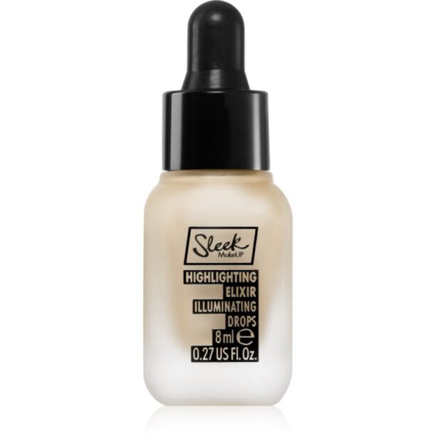 Sleek Highlighting Elixir Illuminating Drops iluminator lichid cu picurător culoare Poppin Bottles 8 ml