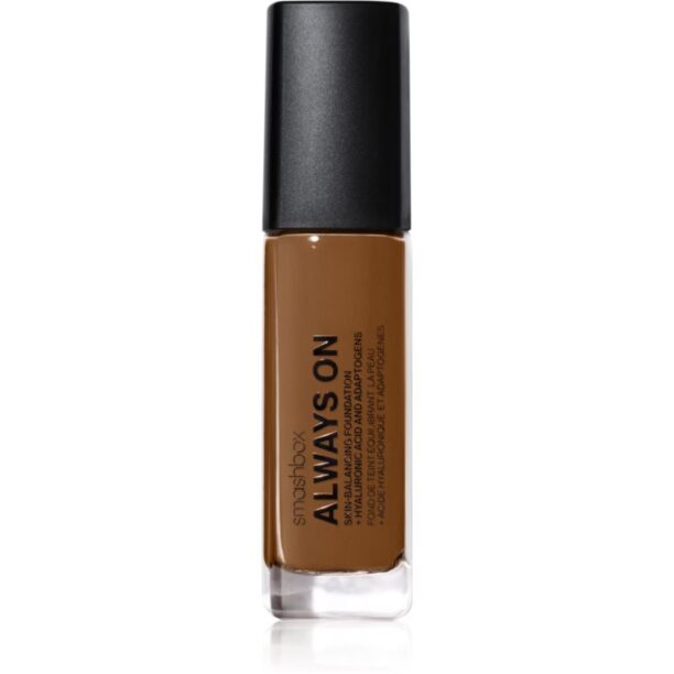 Smashbox Always On Skin Balancing Foundation machiaj persistent culoare D20W - LEVEL-TWO DARK WITH A WARM UNDERTONE 30 ml preţ