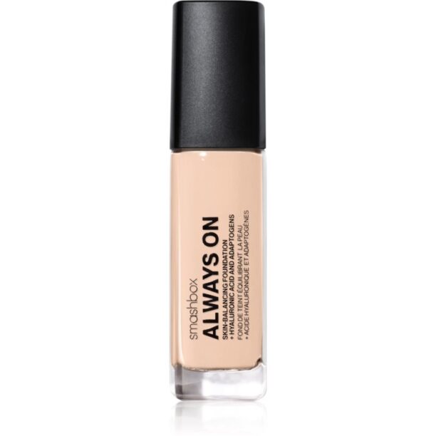 Smashbox Always On Skin Balancing Foundation machiaj persistent culoare F20C - LEVEL-TWO FAIR WITH A COOL UNDERTONE 30 ml preţ