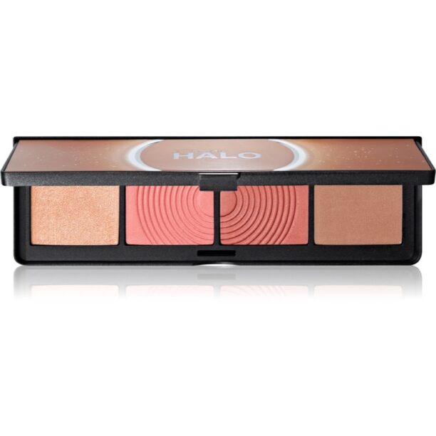 Smashbox Halo Sculpt + Glow Face Palette paletă cu iluminatoare și farduri de obraz culoare Back to Cali 15