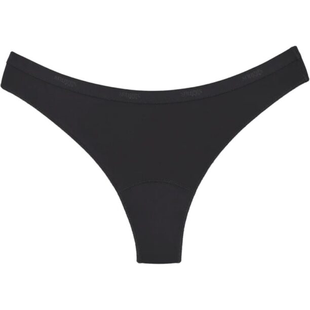 Snuggs Period Underwear Brazilian: Light Flow Black chiloți menstruali textili pentru menstruație slabă mărime XS Black 1 buc preţ