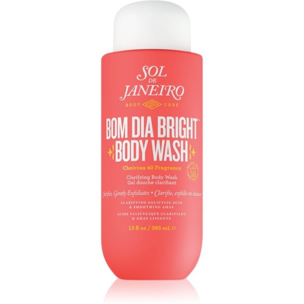 Sol de Janeiro Bom Dia™ Bright Body Wash gel de dus exfoliant cu efect de netezire 385 ml preţ