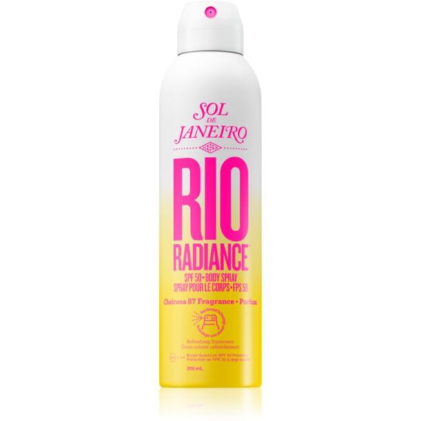 Sol de Janeiro Rio Radiance Spray revigorant pentru hidratare protectia pielii SPF 50 200 ml preţ