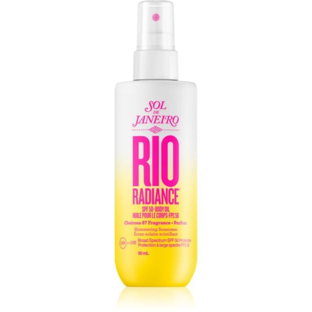 Sol de Janeiro Rio Radiance ulei pentru strălucire protectia pielii SPF 50 90 ml preţ