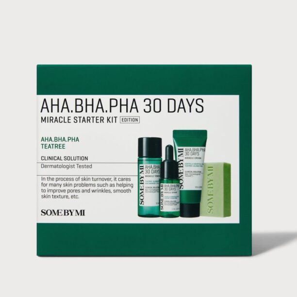 Some By Mi AHA∙BHA∙PHA 30 Days Miracle set pentru ten acneic preţ