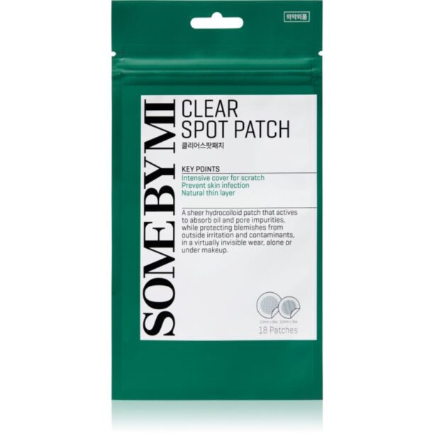 Some By Mi Clear Spot Patch plasturi pentru piele problematică 18 buc preţ