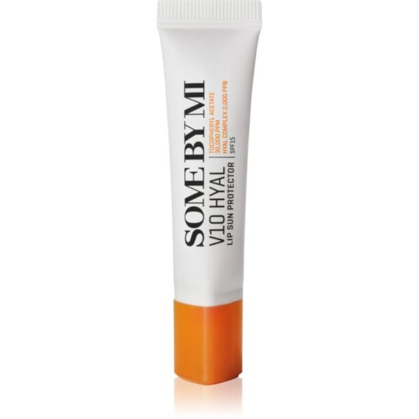 Some By Mi V10 Hyal Lip Protector balsam de buze protector SPF 15 culoare Transparent 7 ml preţ