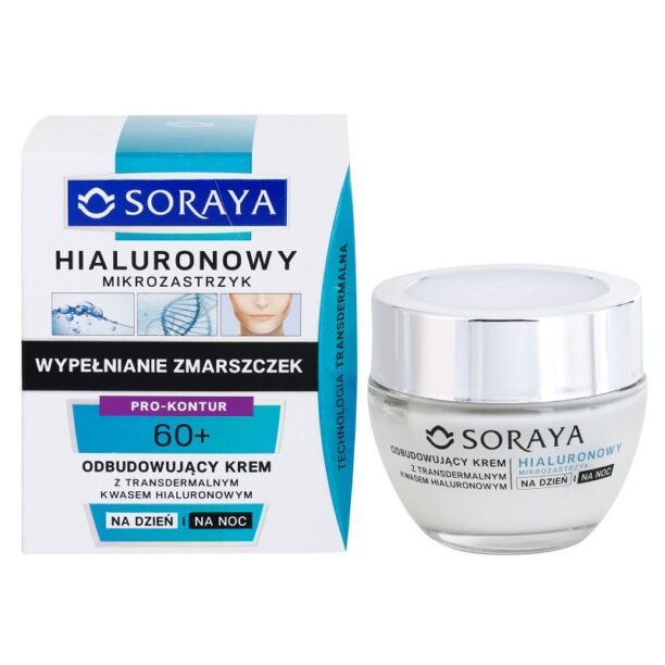 Cumpăra Soraya Hyaluronic Microinjection crema anti-rid cu acid hialuronic 60+ 50 ml