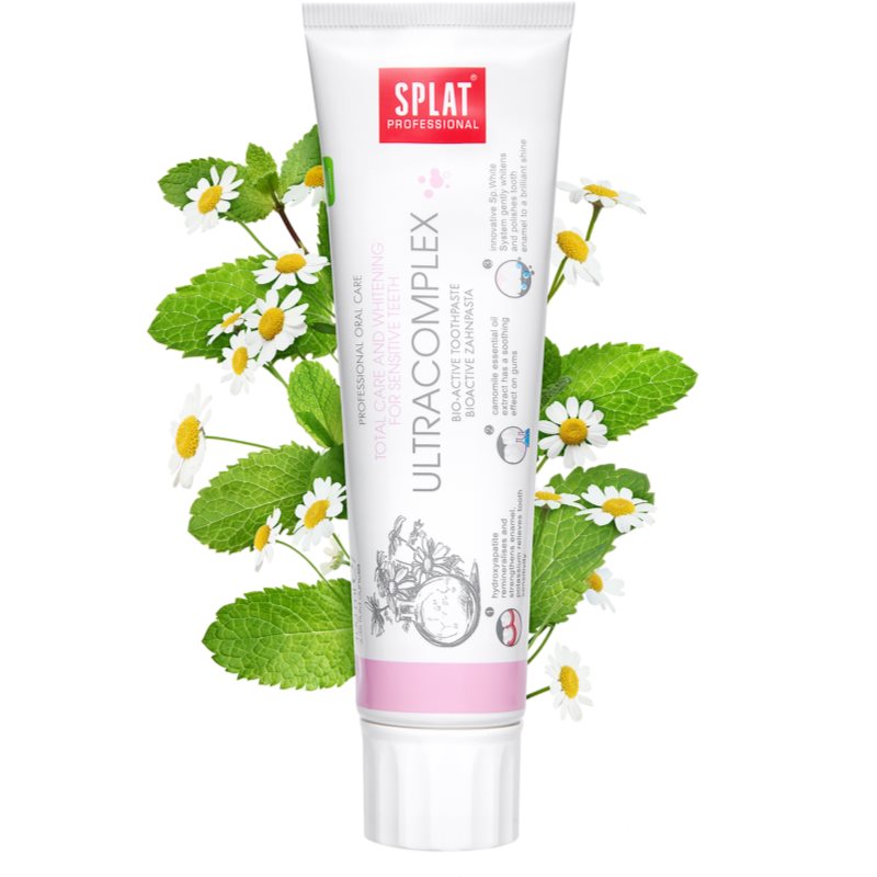 Splat Professional Ultracomplex pasta de dinti bio-activa pentru ingrijire completa si albire pentru dinti sensibili 100 ml preţ