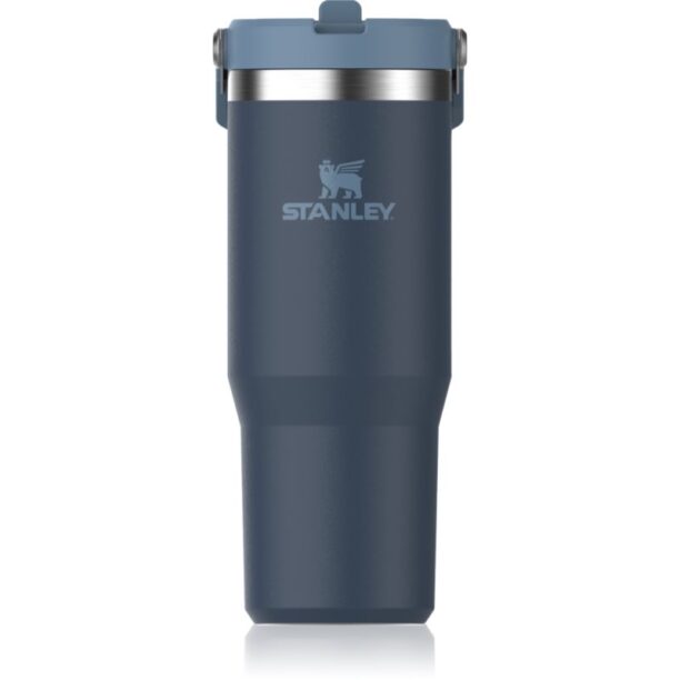 Stanley IceFlow™ Flip Straw Tumbler sticlă inoxidabilă pentru apă Navy 890 ml preţ