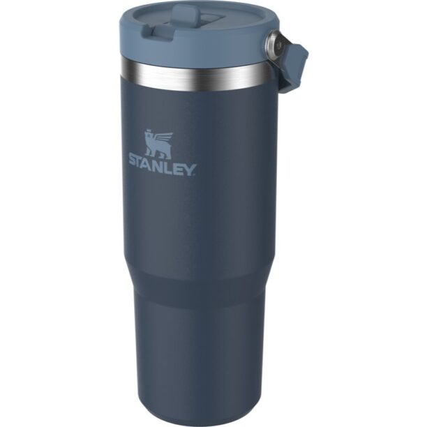 Cumpăra Stanley IceFlow™ Flip Straw Tumbler sticlă inoxidabilă pentru apă Navy 890 ml