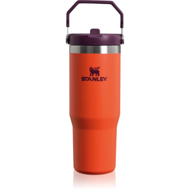 Stanley IceFlow™ Flip Straw Tumbler sticlă inoxidabilă pentru apă Tigerlilly 890 ml preţ