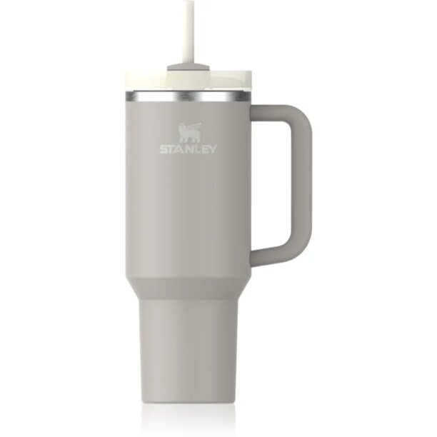 Stanley Quencher H2.O FlowState™ Tumbler pahar din oțel inoxidabil cu pai Ash 1180 ml preţ