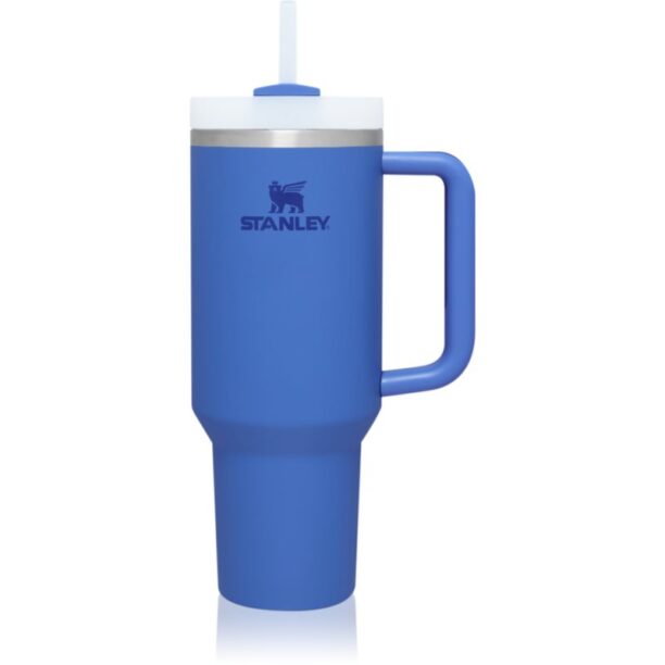 Stanley Quencher H2.O FlowState™ Tumbler pahar din oțel inoxidabil cu pai Iris 1180 ml preţ