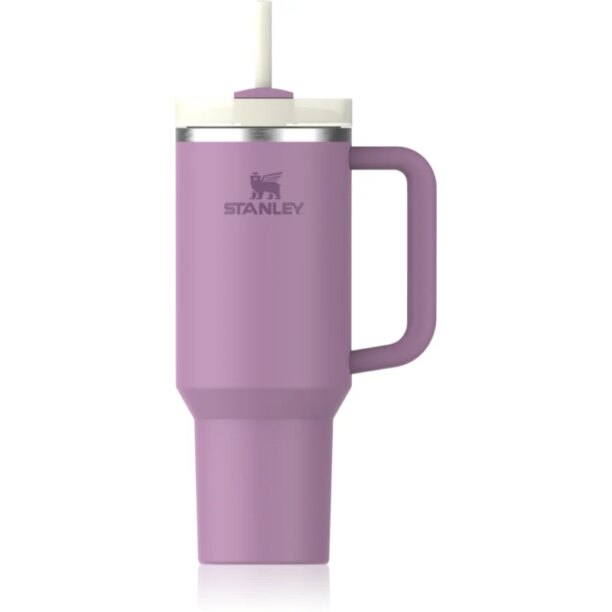 Stanley Quencher H2.O FlowState™ Tumbler pahar din oțel inoxidabil cu pai Lilac 1180 ml preţ