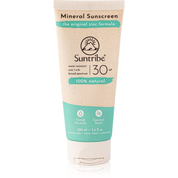 Suntribe Mineral Sunscreen cremă pentru plaja cu minerale SPF 30 100 ml