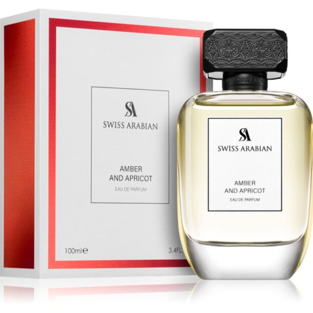 Cumpăra Swiss Arabian Amber and Apricot Eau de Parfum pentru femei 100 ml