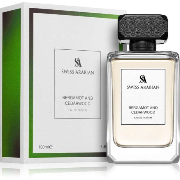 Cumpăra Swiss Arabian Bergamot and Cedarwood Eau de Parfum pentru bărbați 100 ml