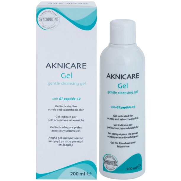 Cumpăra Synchroline Aknicare Aknicare Gel de curățare pentru acnee și piele seboreica 200 ml