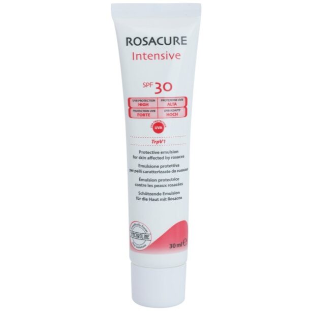 Synchroline Rosacure Intensive Emulsie protectoare pentru pielea sensibila predispuse la roseata SPF 30 30 ml preţ