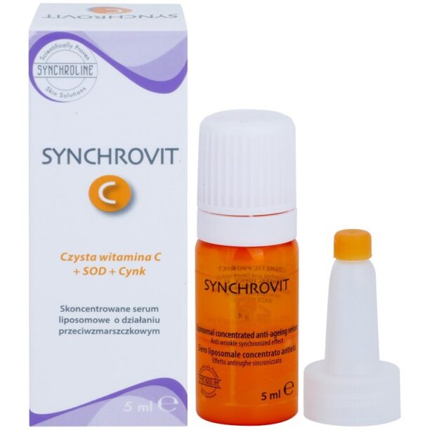 Preţ Synchroline Synchrovit C ser lipozomal anti-îmbătrânire 5 ml