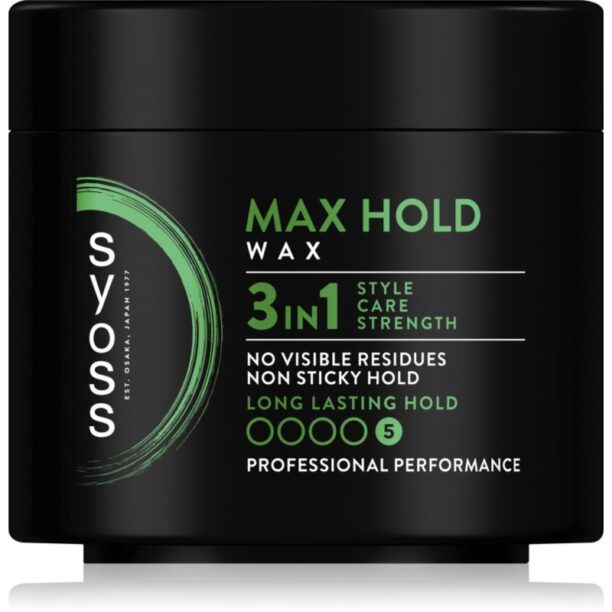 Syoss Max Hold ceara pentru styling cu fixare foarte puternica 150 ml preţ