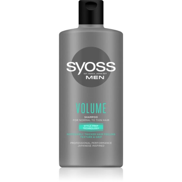 Syoss Men Volume șampon cu efect de volum pentru părul fin pentru barbati 440 ml preţ