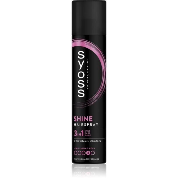 Syoss Shine & Hold fixativ pentru stralucire 300 ml preţ