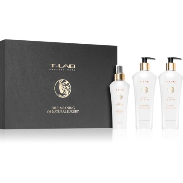 T-LAB Professional Coco Therapy set cadou cu efect revitalizant