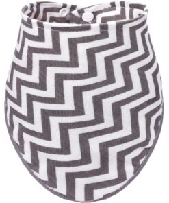 T-TOMI BIO Bamboo Bibs Grey Roofs bavețică 42x27 cm 1 buc