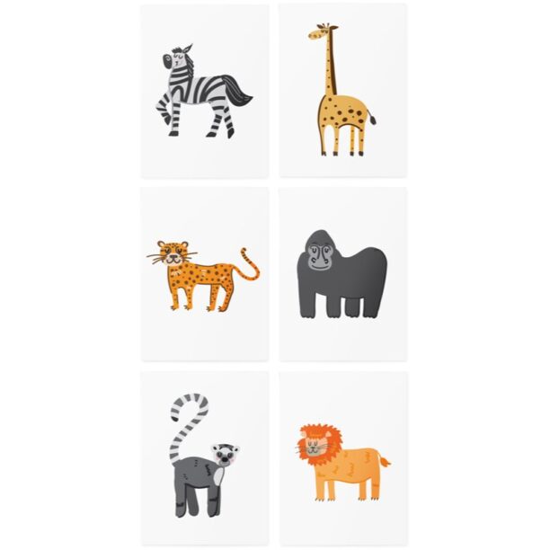 TATTonMe AR Set African Animals tatuaj pentru copii 3 y+ 6 buc preţ