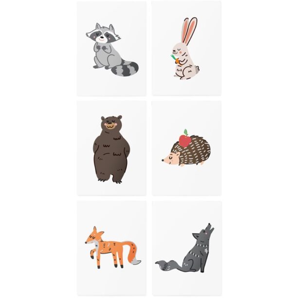 TATTonMe AR Set Forest Animals tatuaj pentru copii 3 y+ 6 buc preţ