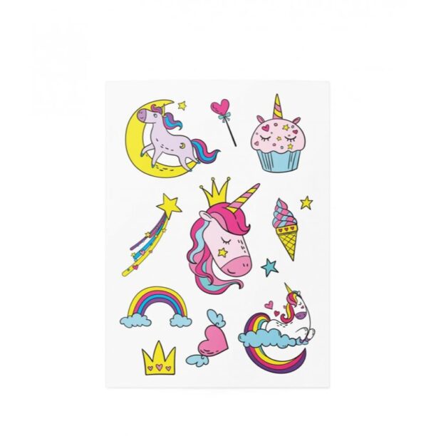 TATTonMe Temporary Tattoos Unicorns tatuaj pentru copii rezistente la apă 3 y+ 1 buc preţ