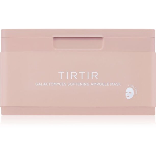 TIRTIR Ampoule Mask Galactomyces mască textilă iluminatoare cu efect de netezire 30 buc