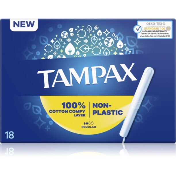 Tampax Regular tampoane cu aplicator 18 buc preţ