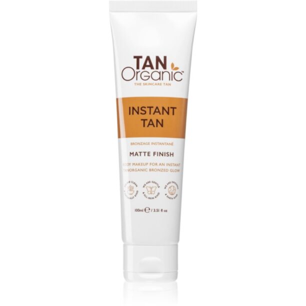 TanOrganic Instant Tan lotiune autobronzanta pentru corp cu efect matifiant 100 ml preţ