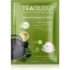 Teaology Face Mask Green Tea AHA masca de celule cu efect de curatare si reimprospatare pentru față și gât 21 ml