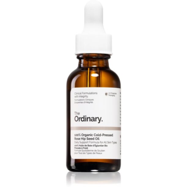 The Ordinary 100% Organic Cold-Pressed Rose Hip Seed Oil ulei de macese pentru hidratare si fermitate 30 ml preţ