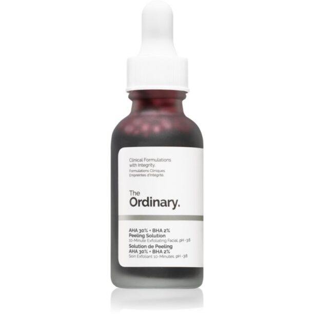 The Ordinary AHA 30% + BHA 2% Peeling Solution solutie cu efect exfoliant 30 ml preţ