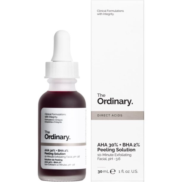 Preţ The Ordinary AHA 30% + BHA 2% Peeling Solution solutie cu efect exfoliant 30 ml