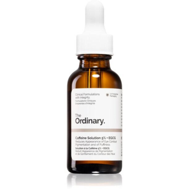 The Ordinary Caffeine Solution 5% + EGCG ser pentru ochi împotriva ridurilor și a cearcănelor întunecate 30 ml preţ