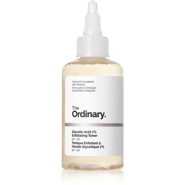 The Ordinary Glycolic Acid 7% Exfoliating Toner loțiune tonică exfoliantă 100 ml preţ