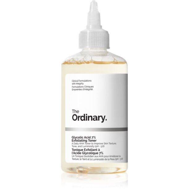 The Ordinary Glycolic Acid 7% Exfoliating Toner loțiune tonică exfoliantă 240 ml preţ